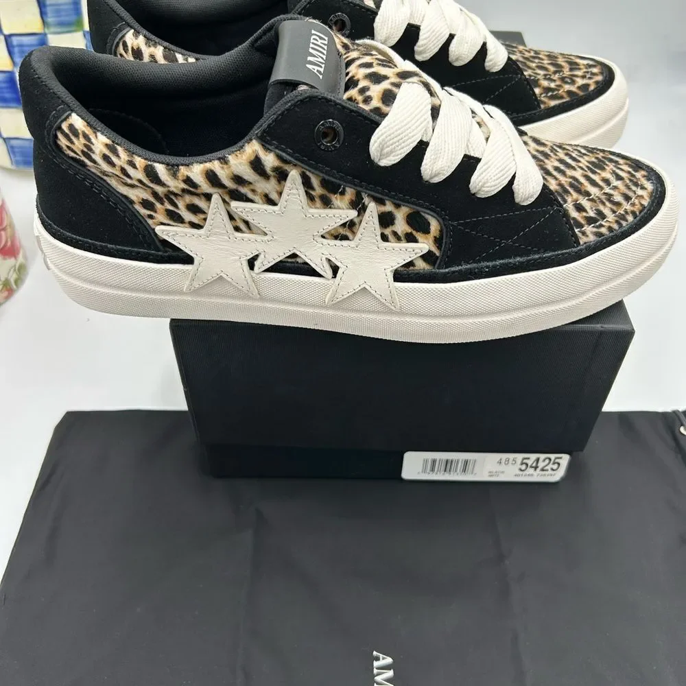 Men's Amiri  leopard  Sunset low top sneakers size 45